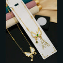 Klitz Premium Jewellery Butterfly Shape Crystal Stone Necklace (Pack of 12)