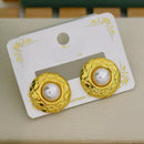 Klitz Designer Round Shape Studs Earrings  (Pack of 12)