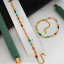 Klitz Elegant & Trendy Crystal Stone Designer Elegant Bracelet (Pack of 12)
