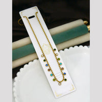 Klitz Premium Jewellery Crystal Stone Necklace (Pack of 12)