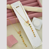 Klitz Premium Jewellery Crystal Stone Necklace (Pack of 12)