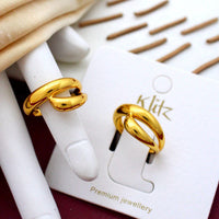 Klitz Beautiful Abstract Stainless Steel Ring 