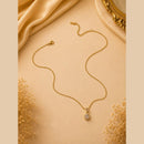 Klitz Fancy Stainless Steel Crystal Stone Necklace Set (Pack of 12)