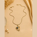 Klitz Fancy Stainless Steel Austrian Stone Butterfly Design Necklace Set (Pack of 12)