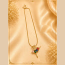 Klitz Fancy Stainless Steel Crystal Stone Necklace Set (Pack of 12)