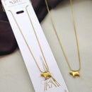 Klitz Stunning Gold Plated Stainless Steel Chain Pendant