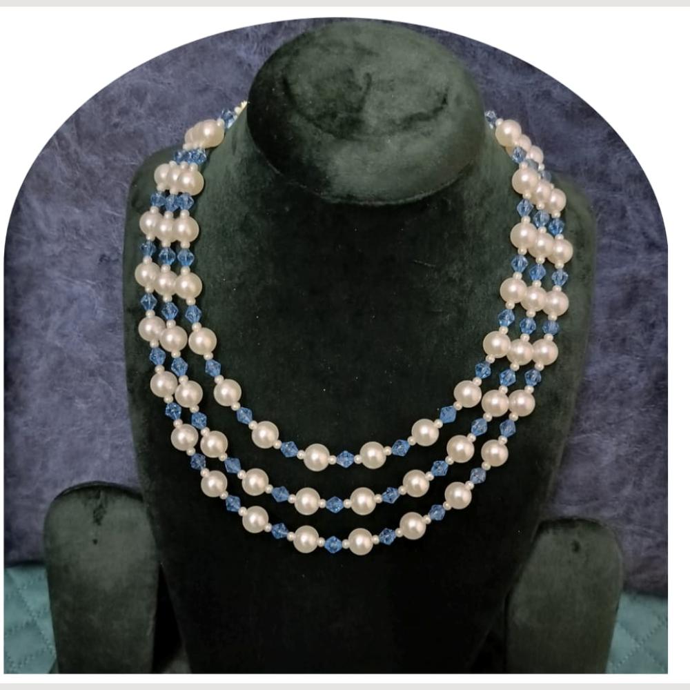 Dhirish International Classic Pearl Jewellery Necklace
