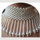 Dhirish International Classic Pearl Jewellery Choker Necklace