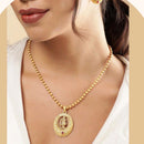 Dhirish International Elegant Pota Stone Necklace Set