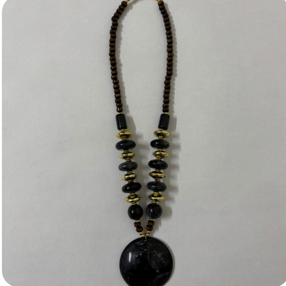 Dhirish International Elegant Fancy Beads Necklace Set