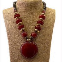 Dhirish International Elegant Fancy Beads Necklace Set