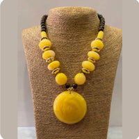 Dhirish International Elegant Fancy Beads Necklace Set