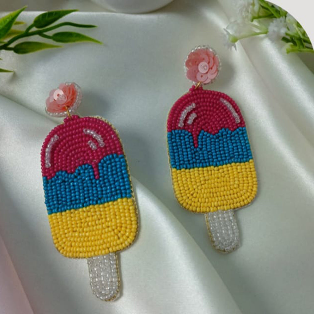 Dhrish International Funky Multicolor Ice Cream Drop Earrings