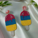 Dhrish International Funky Multicolor Ice Cream Drop Earrings 