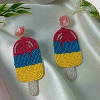 Dhrish International Funky Multicolor Ice Cream Drop Earrings 