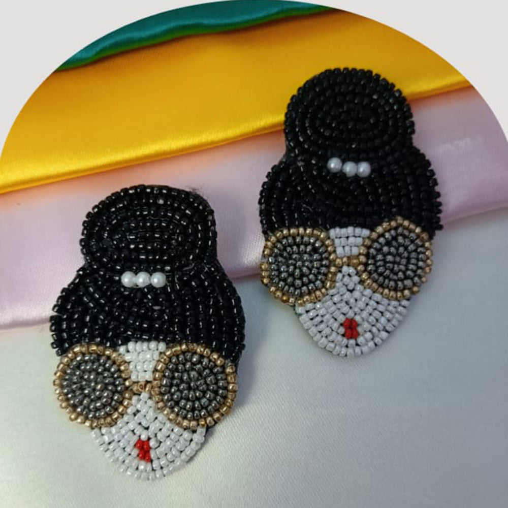 Dhrish International Vibrant Handmade Multi Color Dangler Earrings