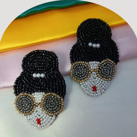 Dhrish International Vibrant Handmade Multi Color Dangler Earrings