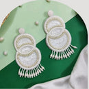 Dhrish International Vibrant Handmade Multi Color Dangler Earrings