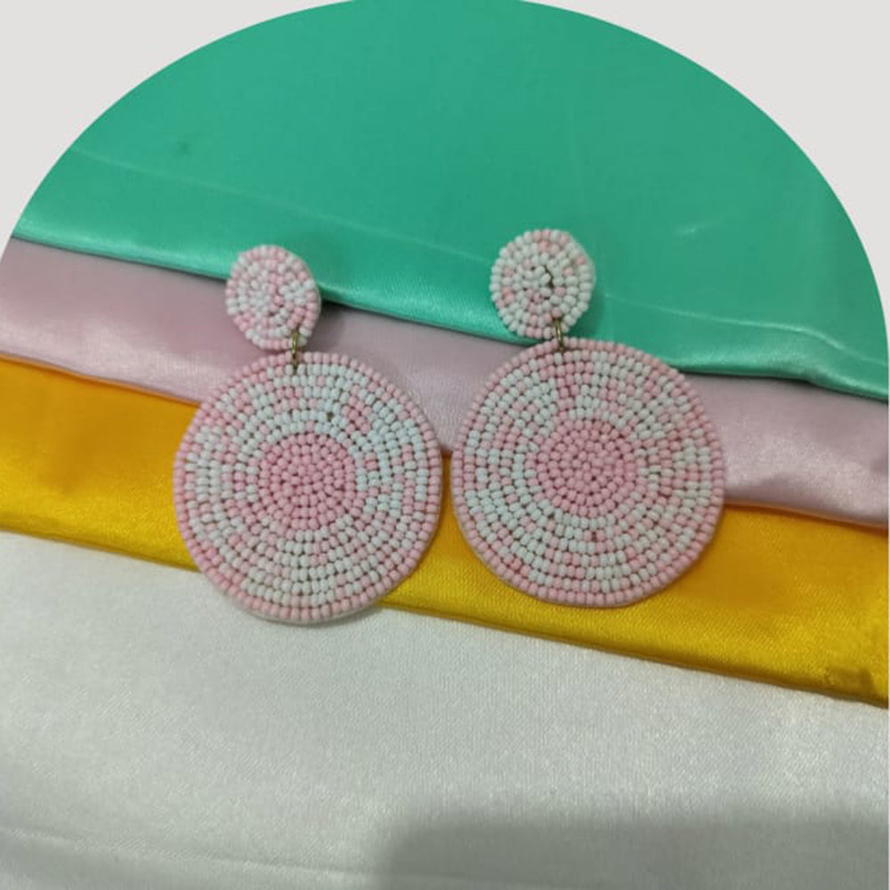 Dhrish International Vibrant Handmade Multi Color Dangler Earrings