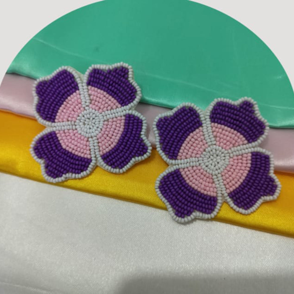 Dhrish International Vibrant Handmade Multi Color Dangler Earrings