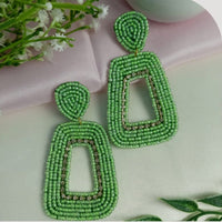 Dhrish International Vibrant Handmade Multi Color Dangler Earrings