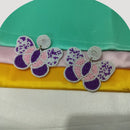 Dhrish International Vibrant Handmade Multi Color Dangler Earrings