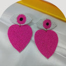 Dhrish International Vibrant Handmade Multi Color Dangler Earrings