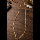 Dhirish International Gold Plated Long Chain for Men and Boys