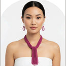 Dhirish International Pearl Necklace With Earrings