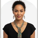 Dhirish International Pearl Necklace With Earrings