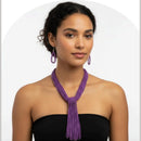 Dhirish International Pearl Necklace With Earrings