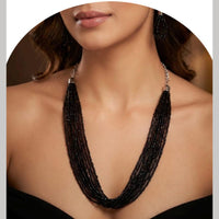 Dhirish International Pearl Necklace With Earrings
