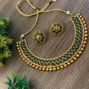 Dhirish International Pota Stone Designer Necklace Set for Women