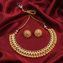 Dhirish International Pota Stone Designer Necklace Set for Women