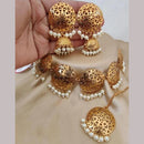 Dhirish International Pearl Designer Choker Necklace Set for Women