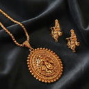 Dhirish International Traditional Temple Chain Pendant Set