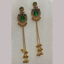 Dhirish International Pota Stone And Pearl Kashmiri Designer Dangler Earrings
