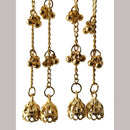 Dhirish International Pota Stone And Pearl Kashmiri Designer Jhumkis Earrings