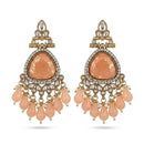Dhirish International Premium Crystal Stone And Beads Dangler Earrings