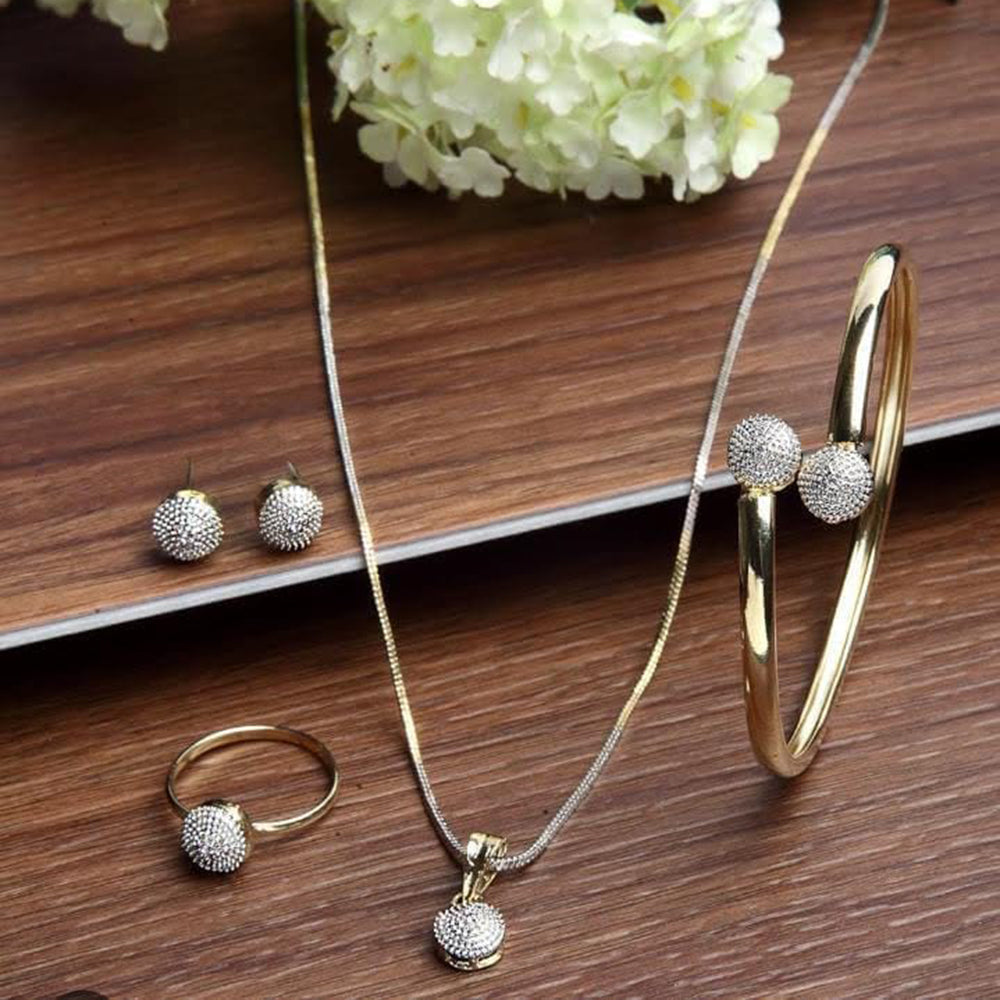 Dhirish International Elegant Austrian Stone Combo Set
