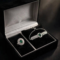 Dhirish International Elegant Austrian Stone Combo Set