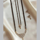 Dhirish International Ethnic Austrian Stone And Beads Mangalsutra