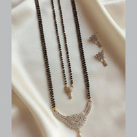 Dhirish International Ethnic Austrian Stone And Beads Mangalsutra