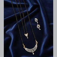 Dhirish International Ethnic Austrian Stone And Beads Mangalsutra