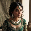 Dhirish International Designer Kundan Stone And Beads Necklace Set for Women