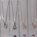 BN Assorted Design Austrian Stone Chain Pendant