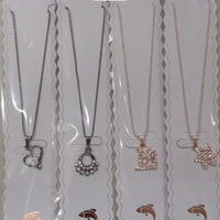 BN Assorted Design Austrian Stone Chain Pendant