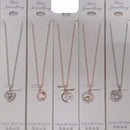 BN Assorted Design Austrian Stone Chain Pendant