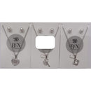BN Assorted Design Austrian Stone Chain Pendant