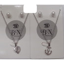 BN Assorted Design Austrian Stone Chain Pendant